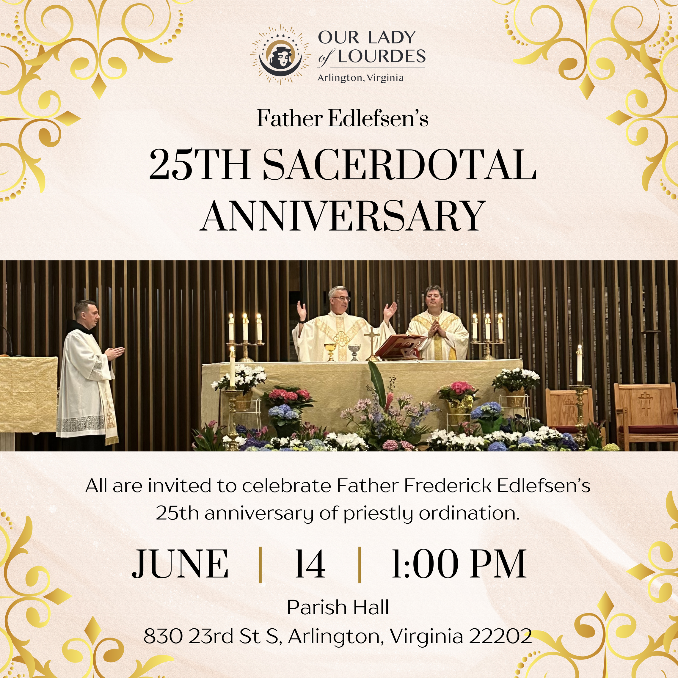 Father Edlefsens 25th Anniversary
