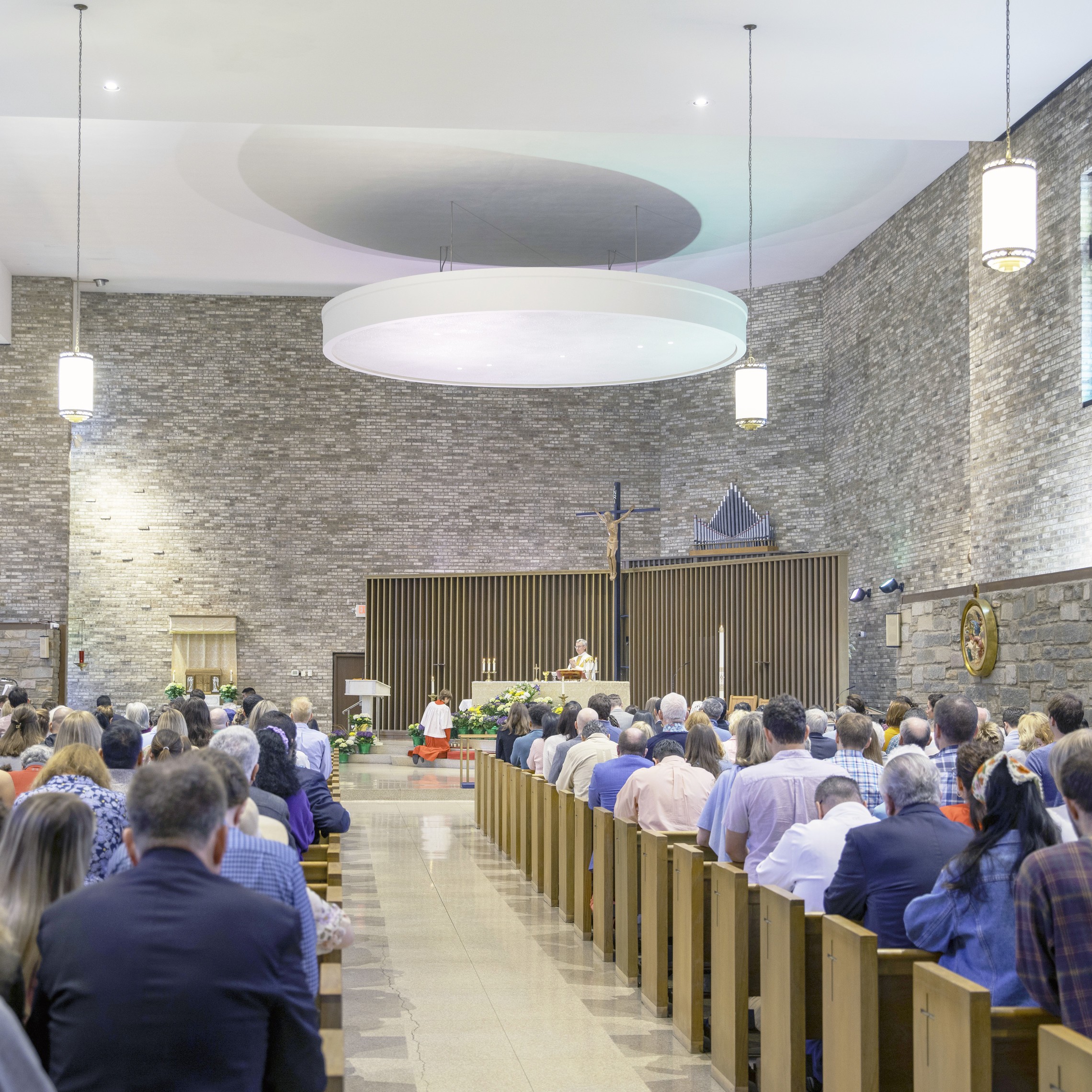 Join us at Mass! Our Lady of Lourdes Catholic Church, Arlington, VA