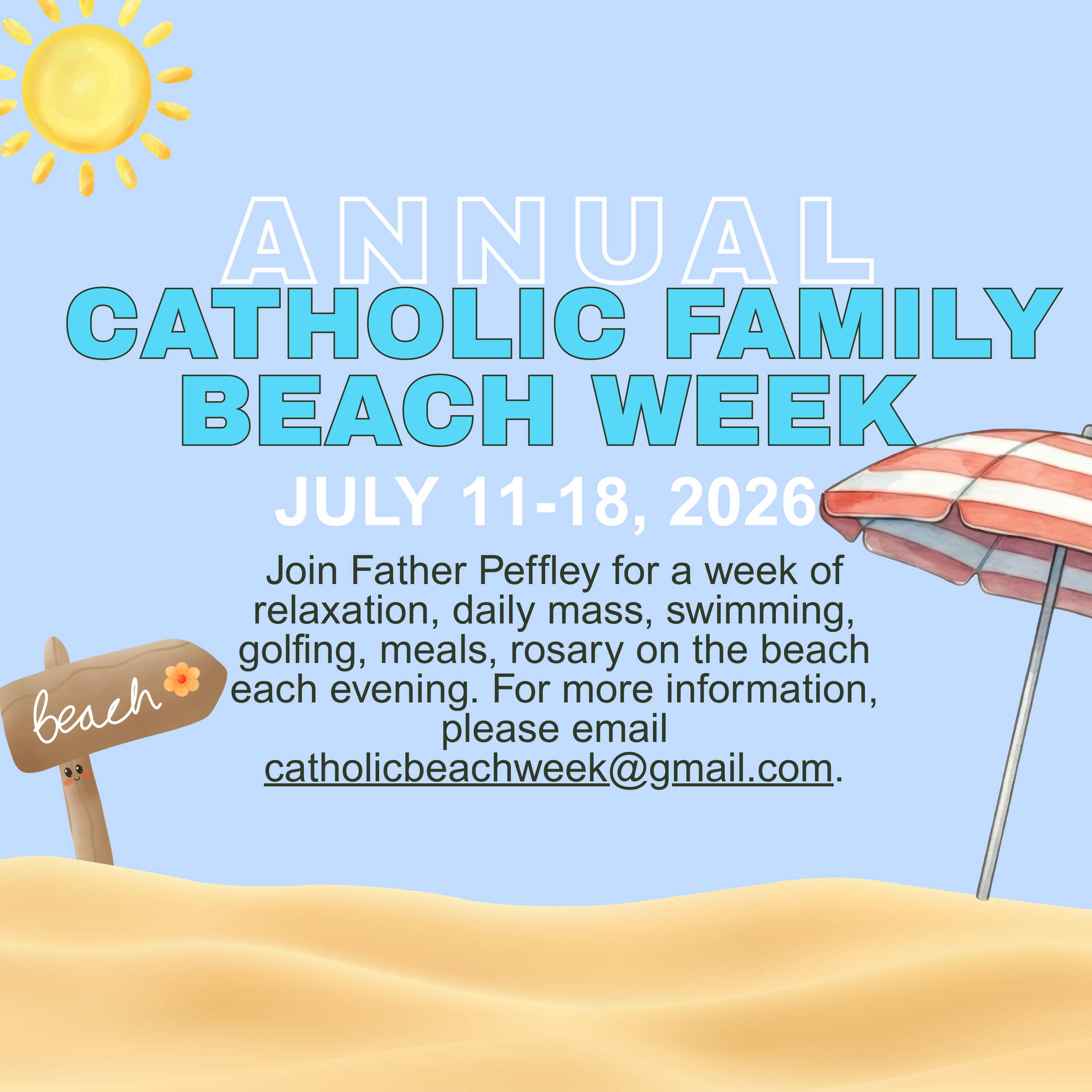 Father Peffley Beach Weekend 2
