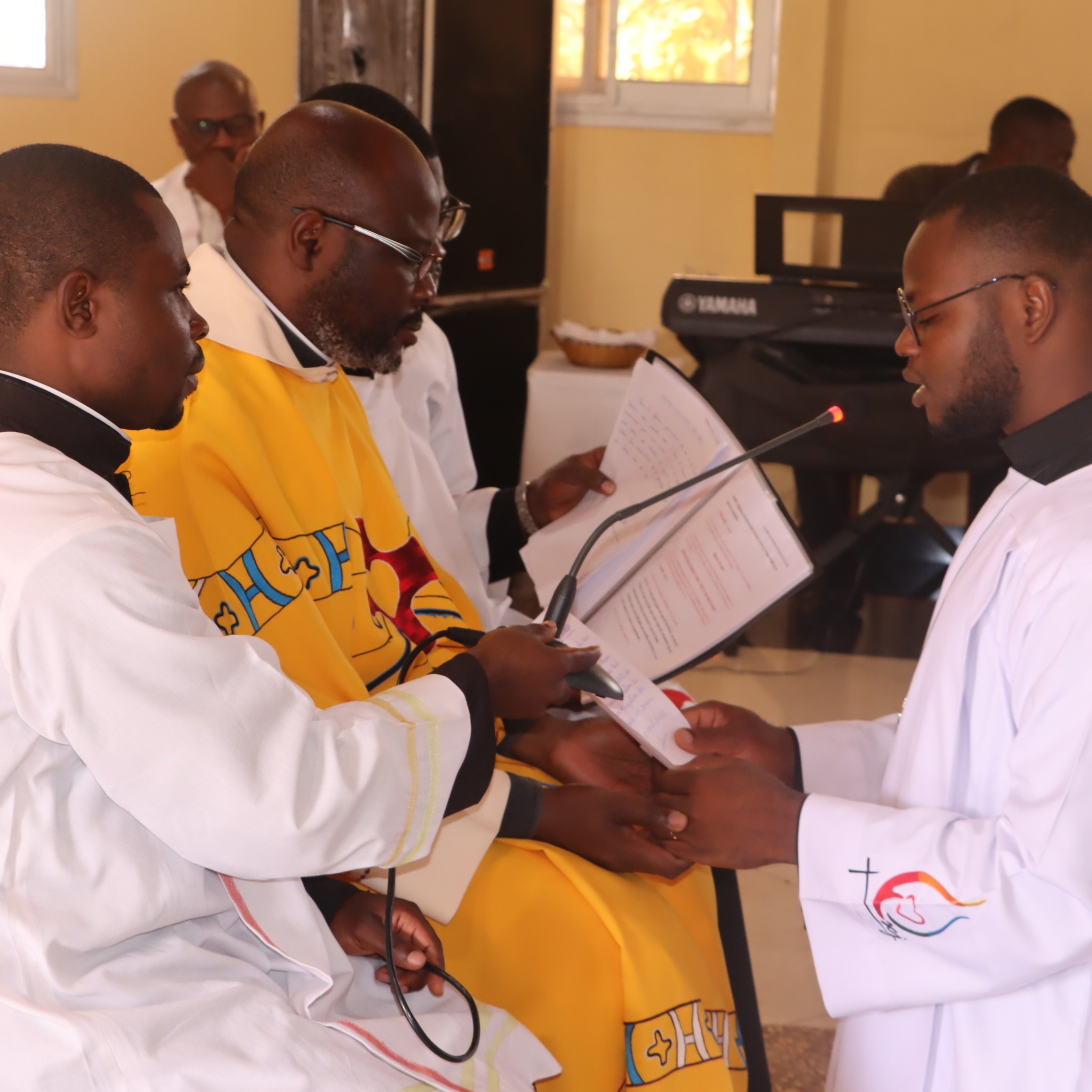 Fr Pascal Recieves First Vows