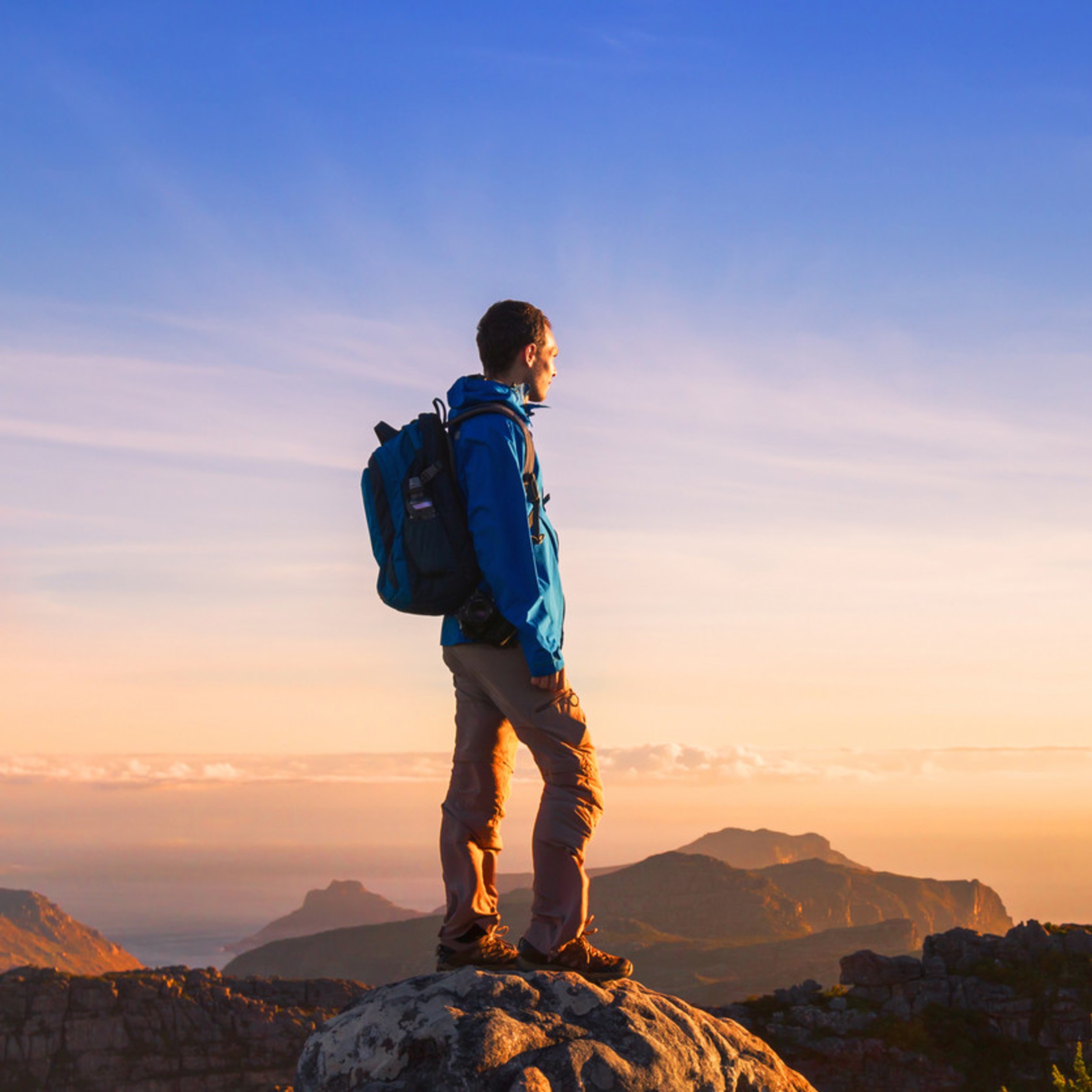 Man On Mountain