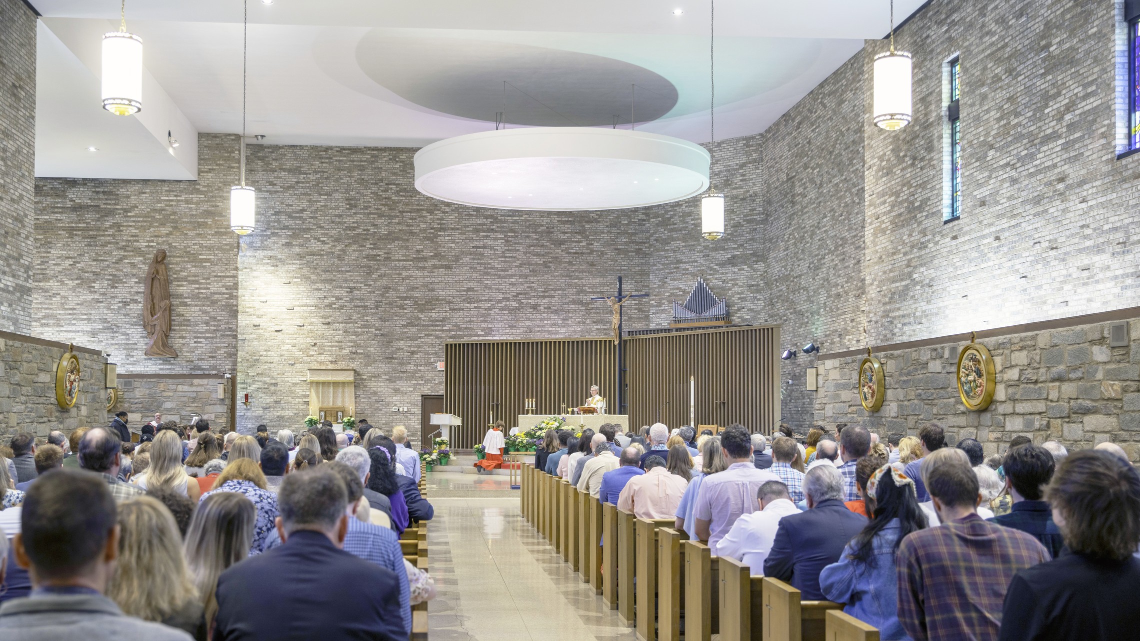 Join us at Mass! Our Lady of Lourdes Catholic Church, Arlington, VA