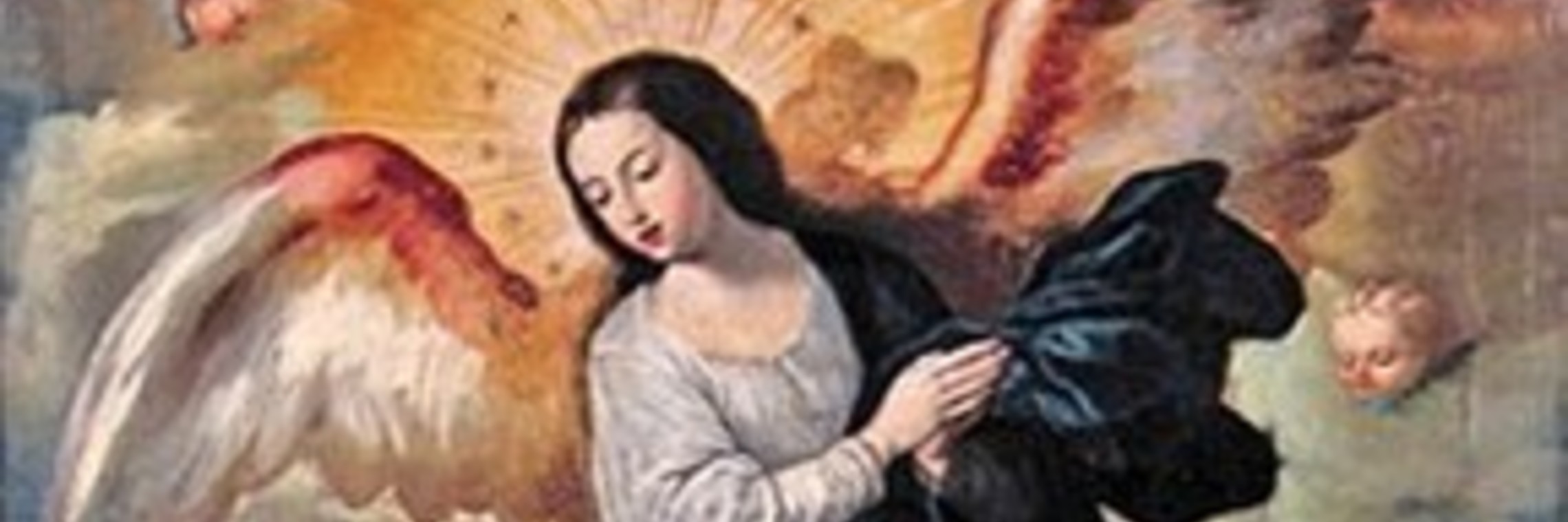 image of the Blessed Mother standing on top of a globe and crushing a snake
