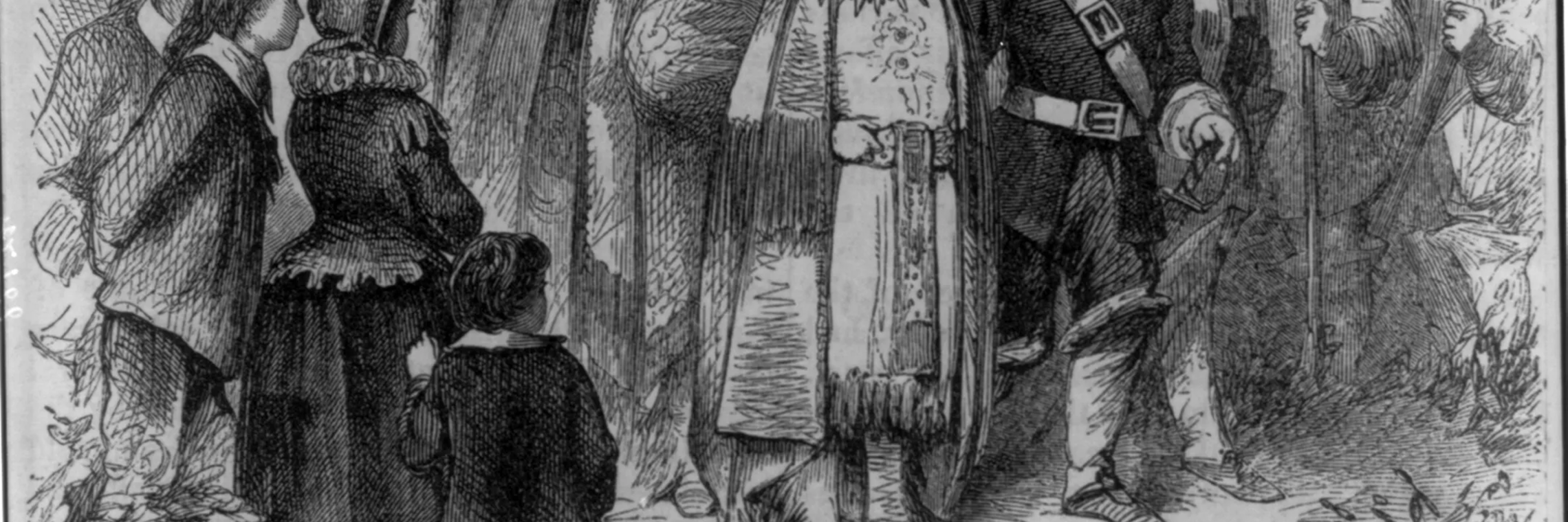Pilgrims and Natives together
