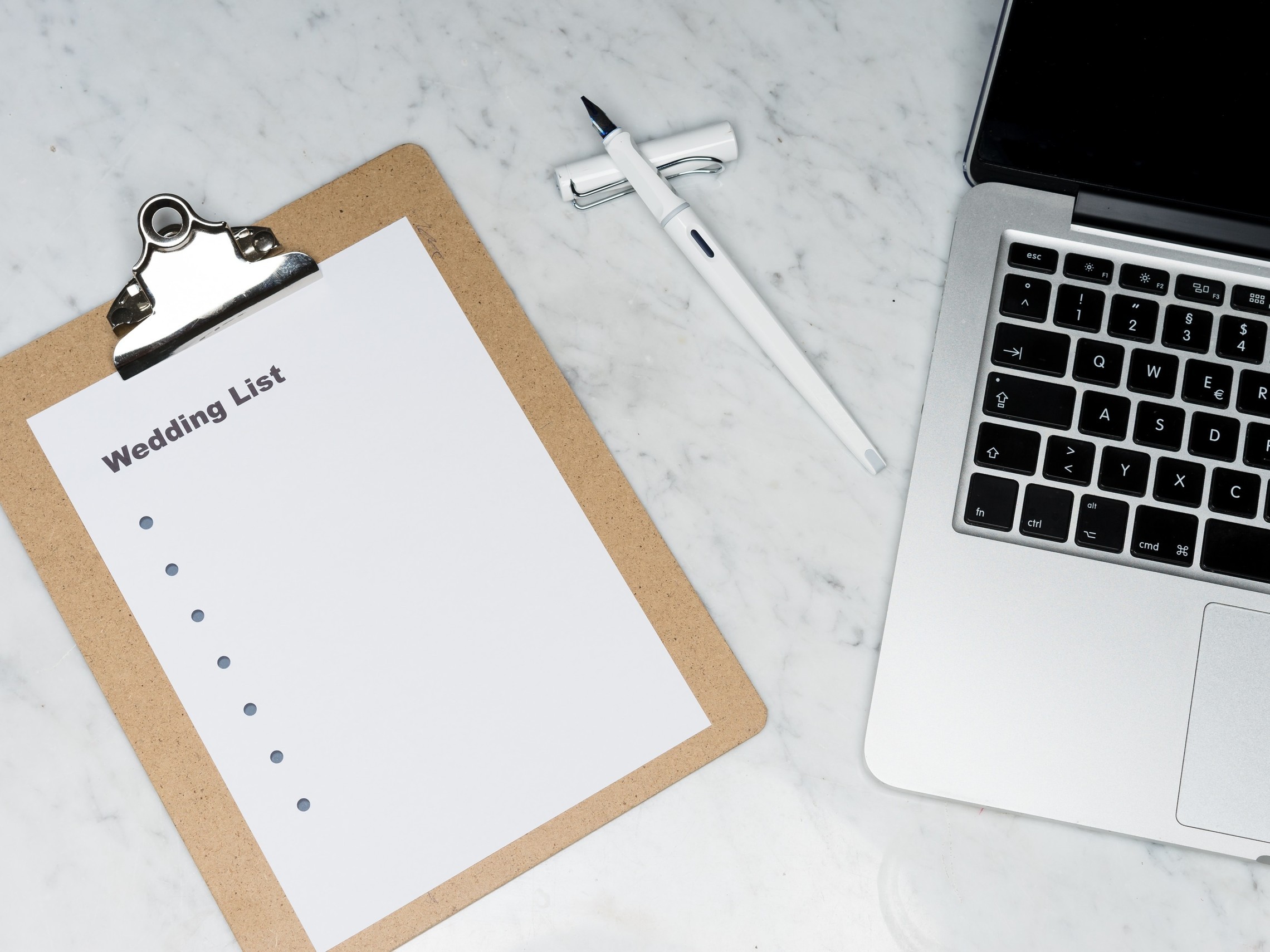 Wedding Planner List