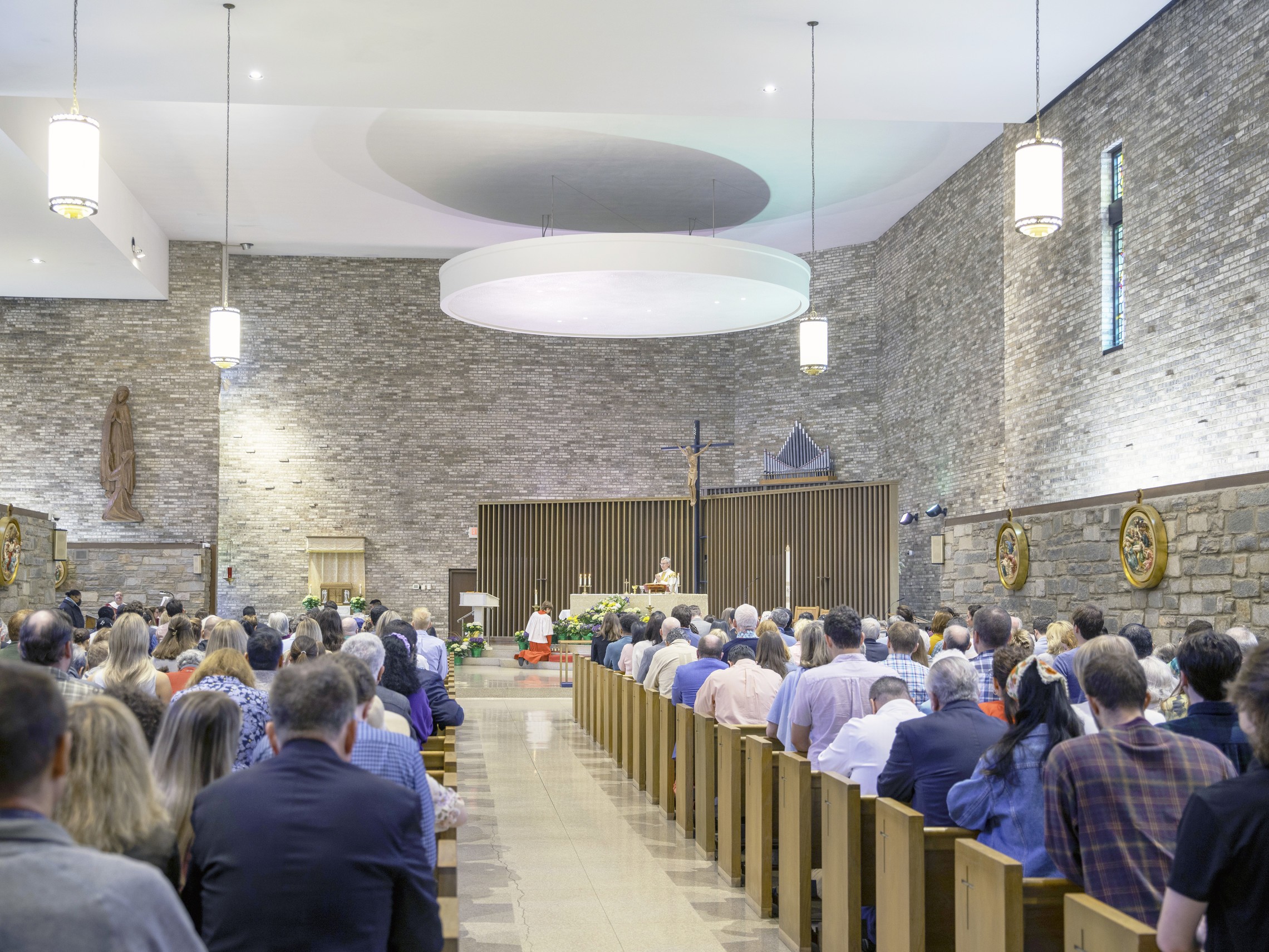 Join us at Mass! Our Lady of Lourdes Catholic Church, Arlington, VA
