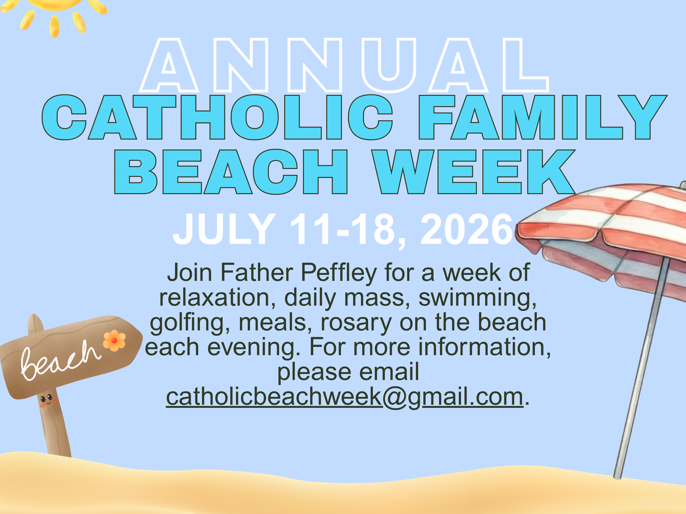 Father Peffley Beach Weekend 2
