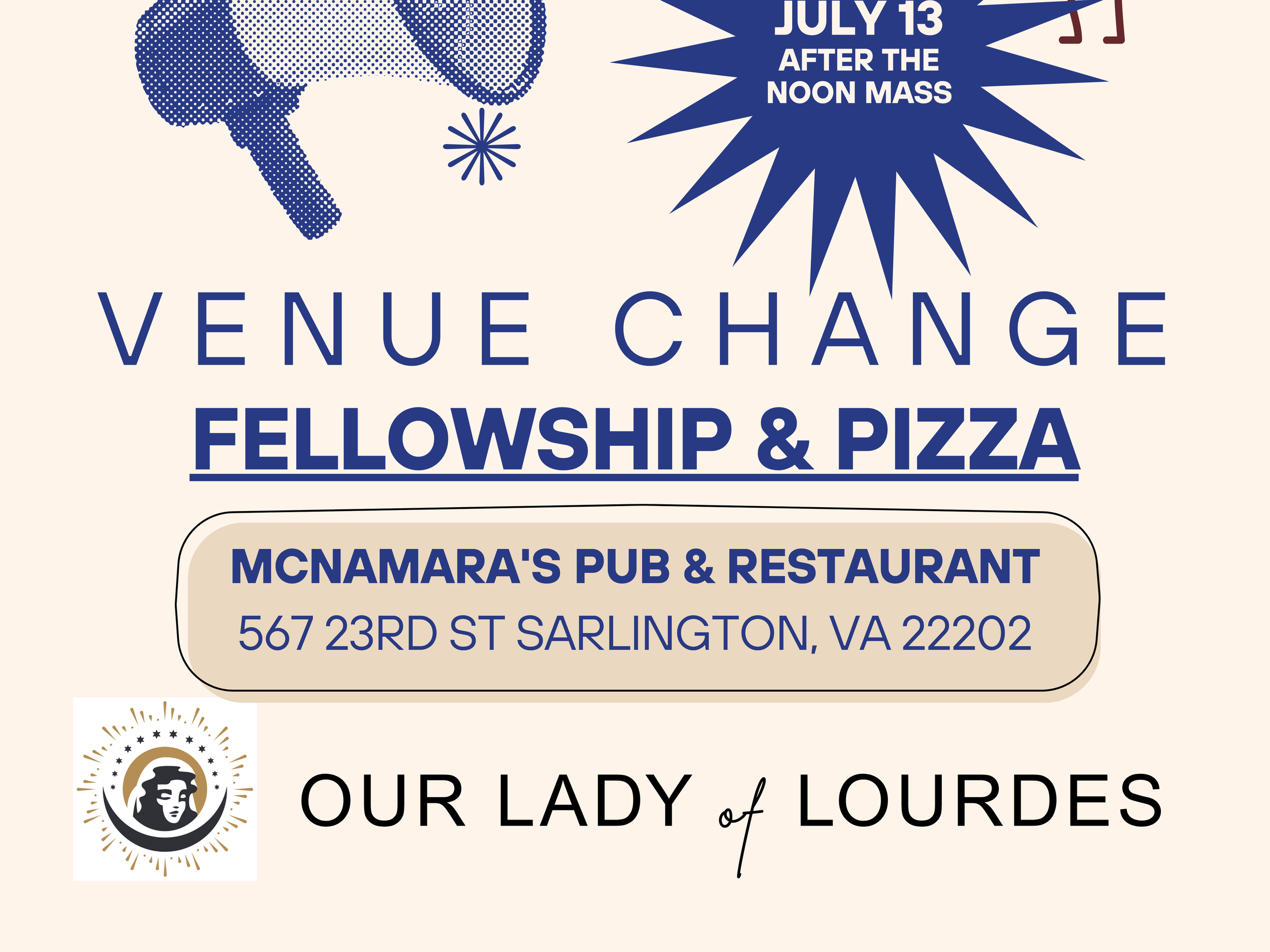 Fellowship Pizza Location Update