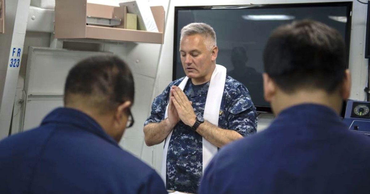 COAST GUARD CHAPLAIN TO YOUNG MEN Our Lady of Lourdes